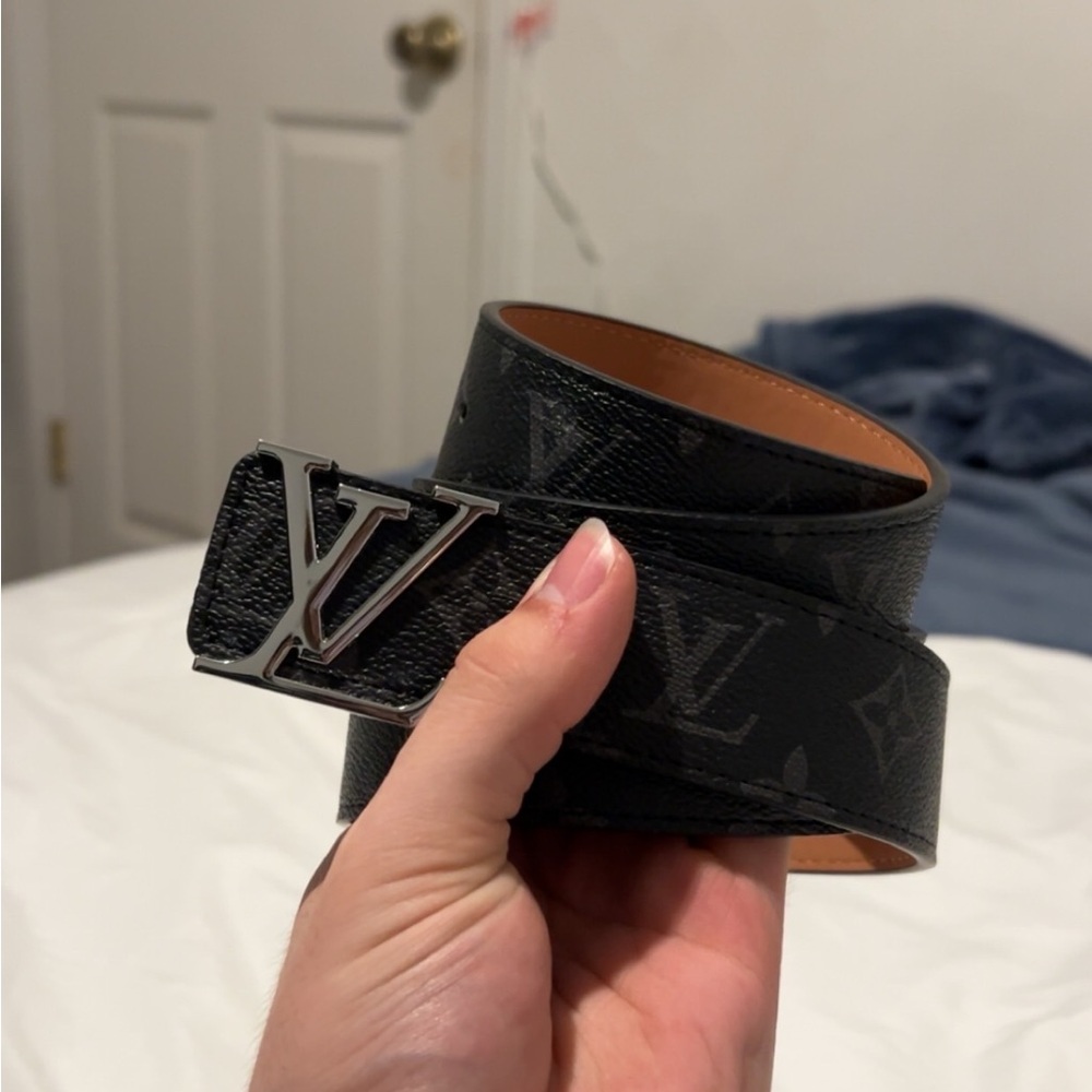 Louis Vuitton Black Monogram Belt